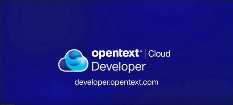 OpenText Developer Cloud Demo