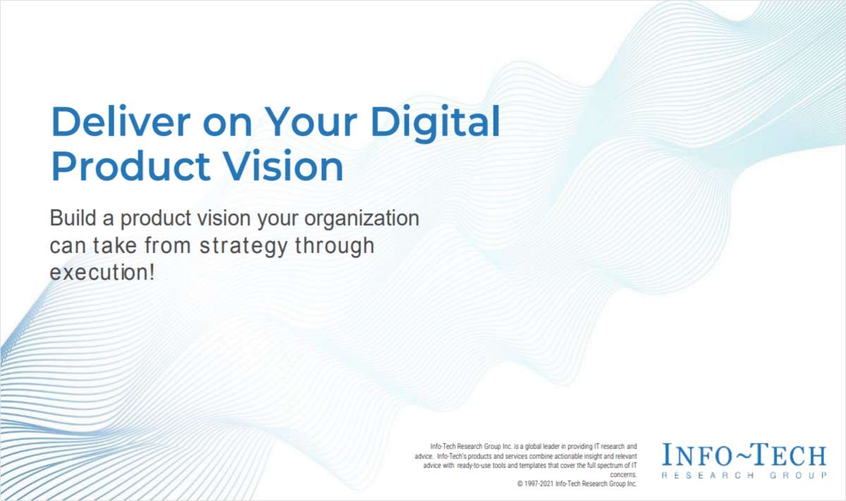 Deliver on Your Digital Product Vision