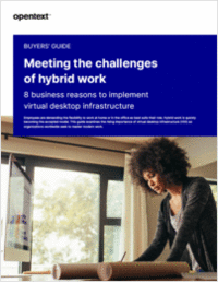 Meeting the Challenges of Hybrid Work: 8 Reasons to Implement Virtual Desktop Infrastructure