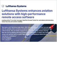 Lufthansa Systems enhances aviation solutions with high-performance remote access software