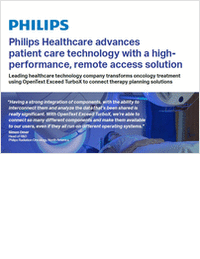 Philips Healthcare advances patient care technology with a high performance, remote access solution