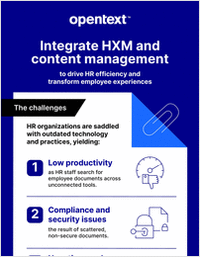 Integrate HXM and Content Management to Drive HR Efficiency and Transform Employee Experiences