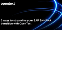 3 Ways to Streamline Your SAP S/4HANA Transition