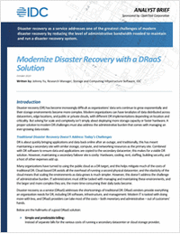 Keep Moving With Disaster Recovery as a Service (DRaaS)