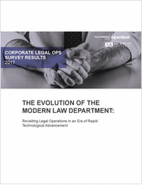 The Evolution of the Modern Law Department