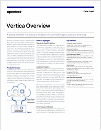 OpenText™ Vertica™ Overview