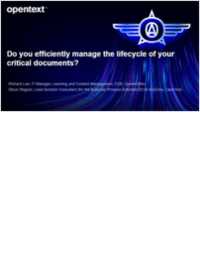 Manage the Lifecycle of your Critical Documents
