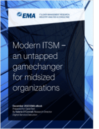 Modern ITSM -- an untapped gamechanger for midsized organizations