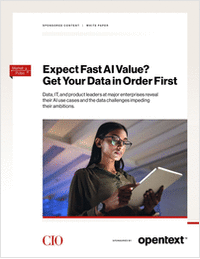 MarketPulse report, Expect fast AI value? Get your data in order first