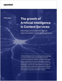Growth of AI with Content Services