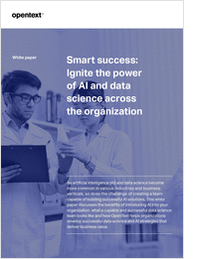 Smart success: Ignite the power of AI and data science across the organization