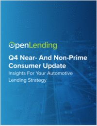 Near and Non-Prime Automotive Consumer Update