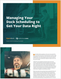 Managing Your Dock Scheduling to Get Your Data Right