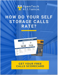 Free Evaluation Of Your Self Storage Calls -- How Does Your Facility Rate?