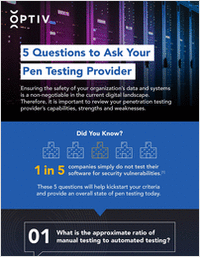 5 Questions for Your Pentesting Provider Infographic