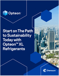 Get to Know Opteon™ XL Refrigerants          Sustainable solutions for commercial cooling systems