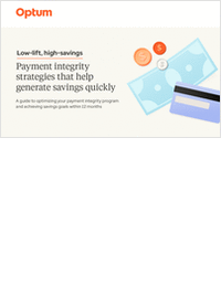 Payment integrity strategies that help generate savings quickly