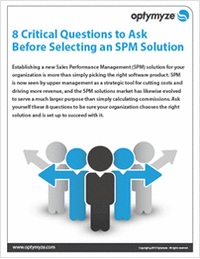 Critical Considerations for Selecting a Sales Performance Management Solution