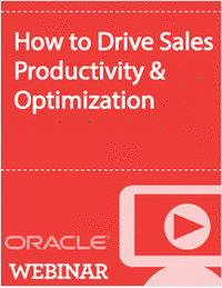 How to Drive Sales Productivity & Optimization