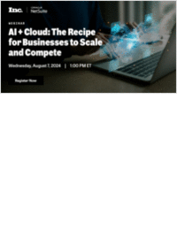 AI + Cloud: The Recipe for Businesses to Scale and Compete
