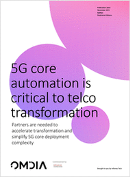 5G Core automation is critical to telco transformation