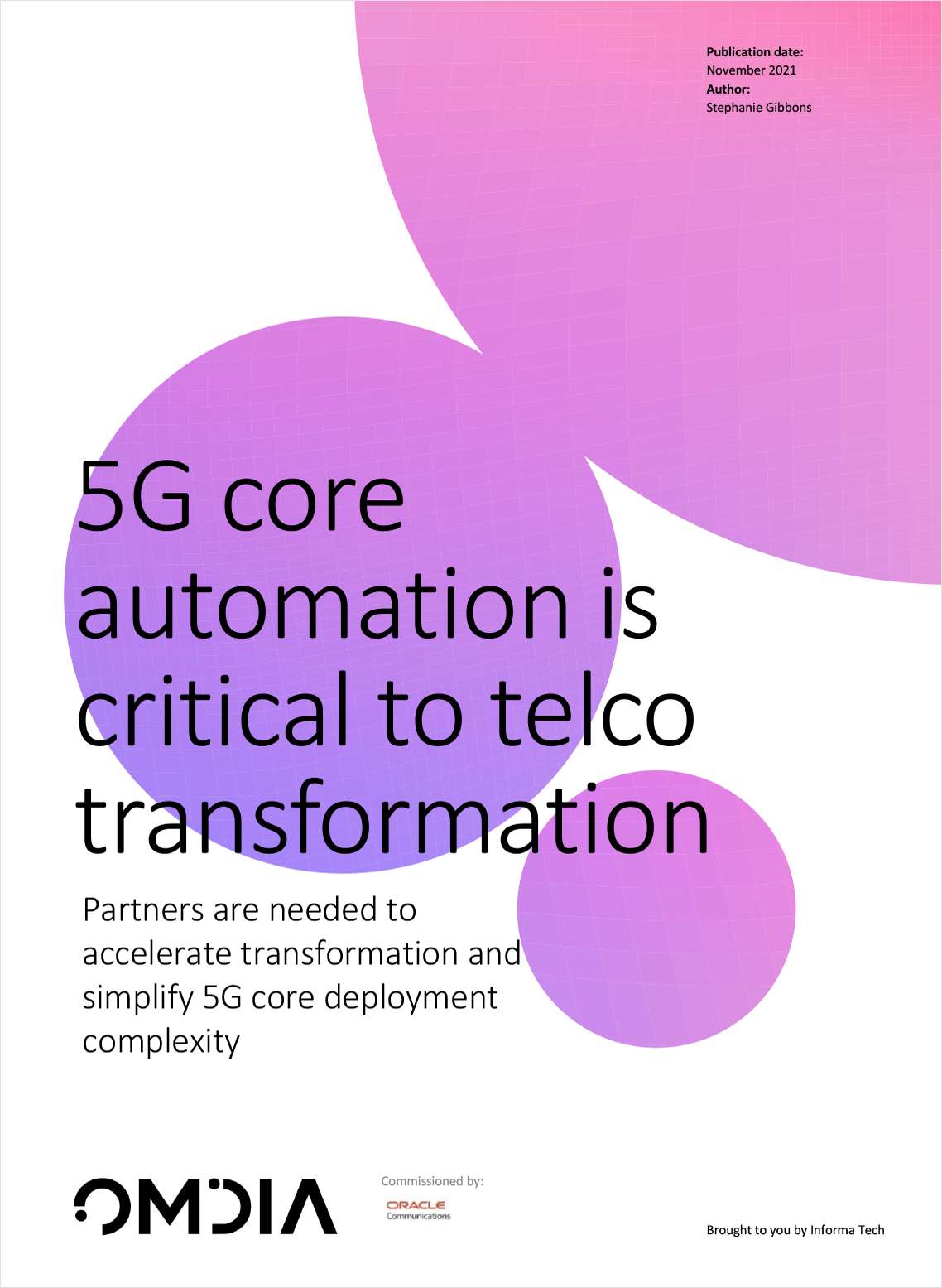 5G Core automation is critical to telco transformation