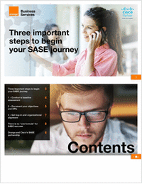 Three Important Steps to Begin Your SASE Journey