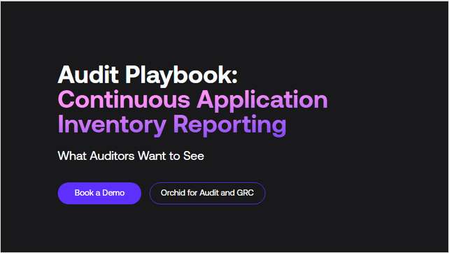 Audit Playbook: Continuous Application Inventory Reporting