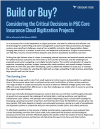 Build or Buy? Considering the Critical Decisions in P&C Core Insurance Cloud Digitization Projects
