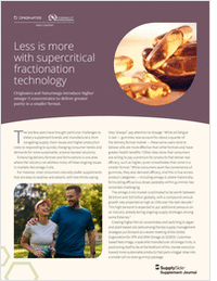 Less is more with supercritical fractionation technology