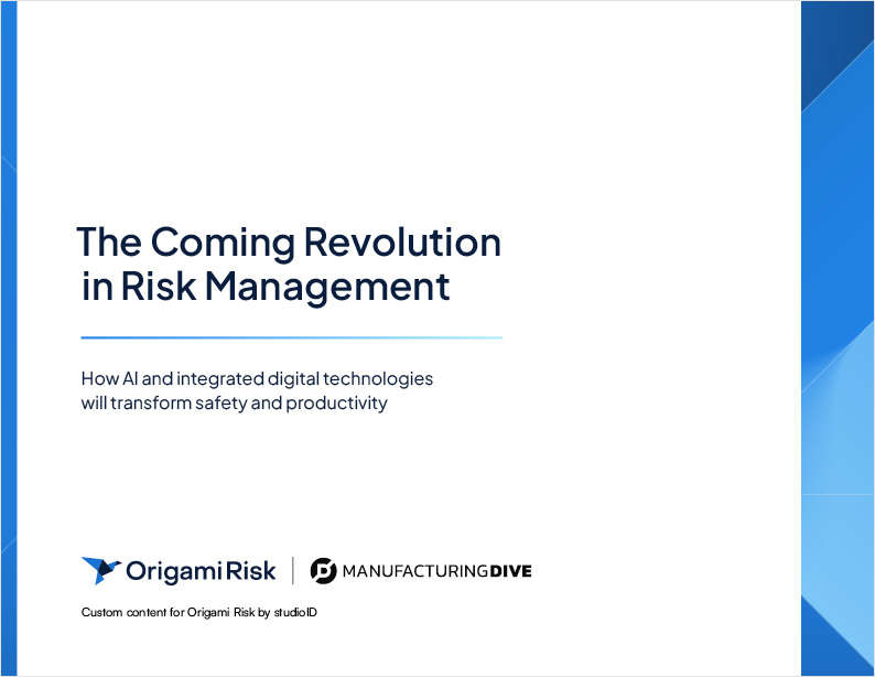 Revolutionizing risk management: The pathway to greater productivity