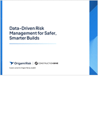Build smarter & safer with data-driven risk management tools
