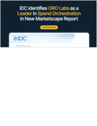 IDC Spend Orchestration MarketScape Report