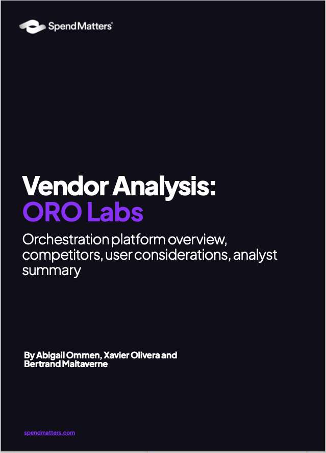 Spend Matters Tech Review: Oro Labs