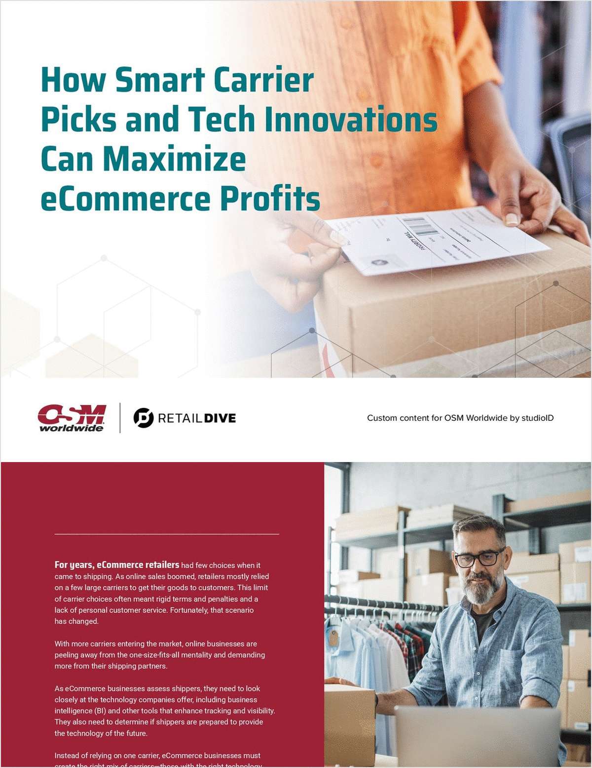 How Smart Carrier Picks and Tech Innovations Can Maximize eCommerce Profits
