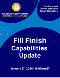 Outsourced Pharma Fill Finish Capabilities Update