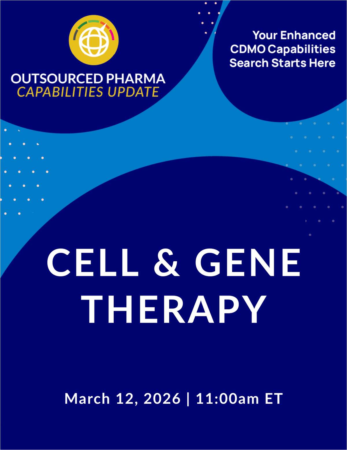 Outsourced Pharma Capabilities Update: Cell & Gene Therapy