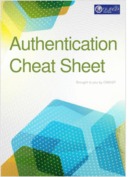 Authentication Cheat Sheet