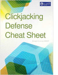 Clickjacking Defense Cheat Sheet