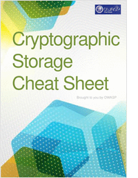 Cryptographic Storage Cheat Sheet