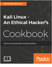 Kali Linux - An Ethical Hacker's Cookbook - Free Sample Chapters