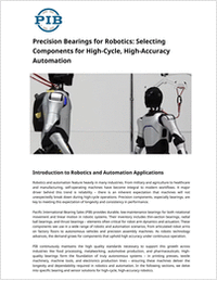 Precision Bearings for Robotics: Selecting Components for High-cycle, High-accuracy Automation