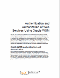 Oracle Web Services Manager: Authentication and Authorization