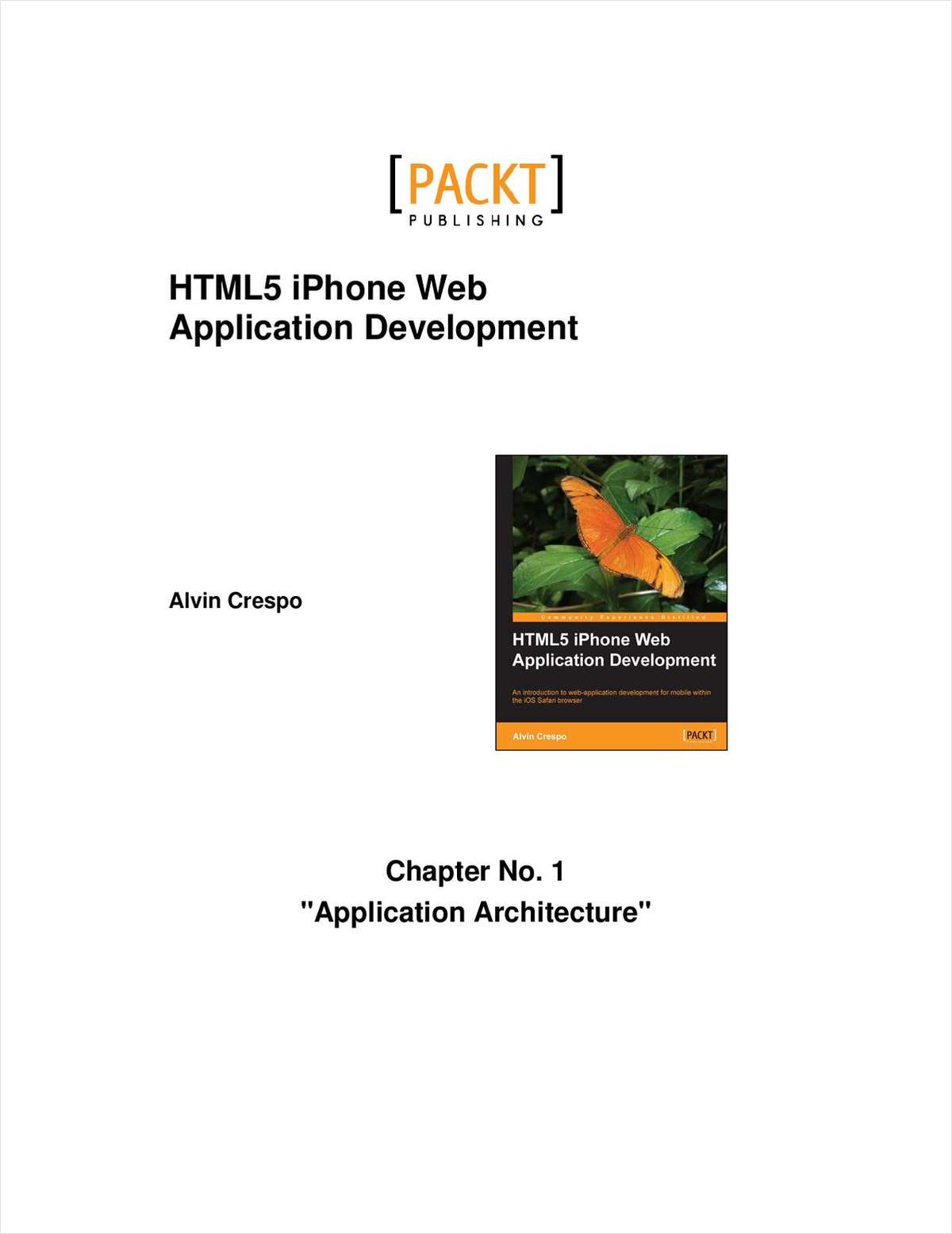 HTML5 iPhone Web Application Development--Free 41 Page Excerpt