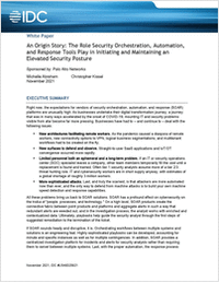Cortex XSOAR - IDC Security Automation Maturity Model