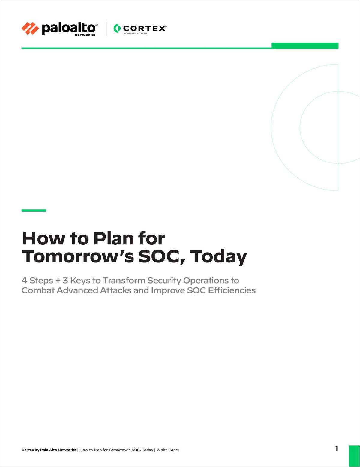 How to Plan for Tomorrow's SOC, Today
