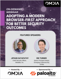 Adopting a Modern Browser-First Approach for Better Security Outcomes