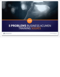 5 Problems Business Acumen Solves
