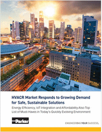 HVACR Market Responds to Growing Demand for Safe, Sustainable Solutions