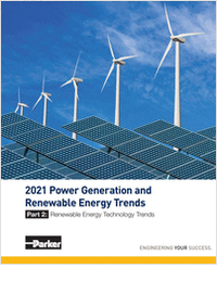 2021 Power Generation and Renewable Energy Trends: Renewable Energy Technology Trends